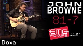 John Browne of Monuments Performs quotDoxaquot for EMGtv [upl. by Adnoel]