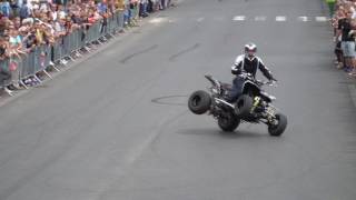 Freestyle na motocyklach i quadzie Koło 24062017 okrągłemiastopl [upl. by Renelle4]