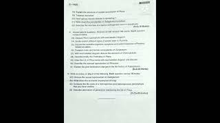 S2 Complementary Botany Previous Year Question PaperKerala University [upl. by Sellma]