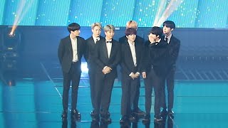 190105 골든디스크어워즈 GDA BTS 방탄소년단 오프닝 입장 착석 opening 단체 FOCUS FANCAM 직캠 [upl. by Nautna]