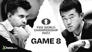 Ding vs Nepomniachtchi  FIDE World Championship  Game 8 ft Giri Sachdev amp Hess [upl. by Aggarwal]