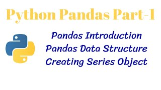 Python Pandas PT1  Pandas Introduction  CLASS 12 Informatics Practices [upl. by Hagi]