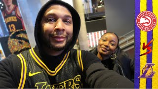 I Cant Believe Marcel Was Going Off Like This 😤 Lakers vs Hawks Game  Vlog 9 [upl. by Ecadnak]