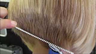 Andis clipper haircut Bobbies graduated bob haircut HD video [upl. by Waldo166]