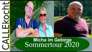 Käsespätzle selber machen Rezept mit Micha am Großglockner ohne Strom und Gas kochen Sommertour 20 [upl. by Saidnac]