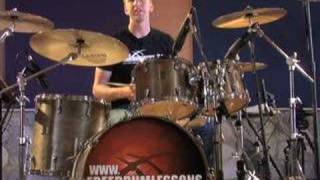 Snare Drum CrossSticking  Drum Lessons [upl. by Esenej]