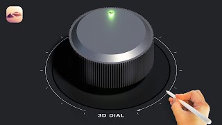 Nomad Sculpt｜Make 3D Dial Process [upl. by Hogan]