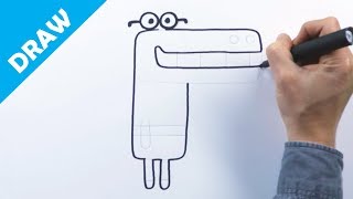 Learn how to draw Happy  Hey Duggee [upl. by Nide]