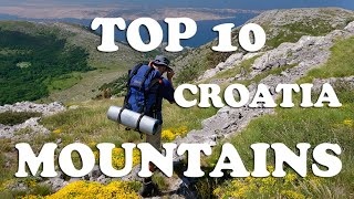 TOP 12 Mountains for Hiking in Croatia [upl. by Bigner420]