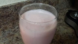 Refresco de Avena con Fresas Horchata [upl. by Ecnadnak]