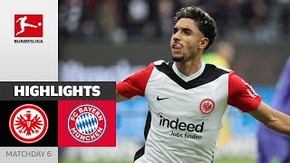 Marmoush Shocks FC Bayern  Eintracht Frankfurt  Bayern München 33  Highlights  MD 6 – BL 2425 [upl. by Namielus]