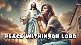 Peace Within Oh Lord  Prayer Song  Healing Music  Trust God [upl. by Karin582]