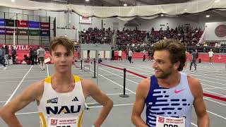 NAUs Colin Sahlman After Running 35317 Mile At BU Terrier Beats Craig Engels [upl. by Iolande]