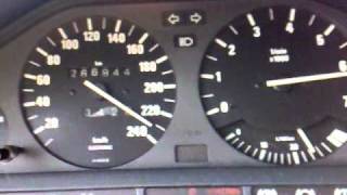 BMW E30 325 max speed [upl. by Joacimah]