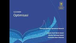 Optimisasi  Model Transportasi Part 2 Metode Modified Distribution Method [upl. by Ayin378]