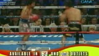 Pacquiao vs Marquez 4 Knockout 6th Round 120812 [upl. by Oilerua]