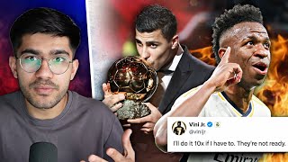 RODRI WINS BALLON DOR 2024 Vinicius Robbed [upl. by Kciredohr]