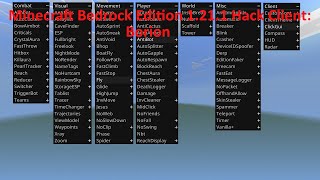 Minecraft Bedrock Edition 1211 Hack Client Borion [upl. by Kirsteni]