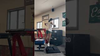 Seated Box Jump for Explosive Power  3 sets 6 Jumps boxjumps plyometrics [upl. by Ttnerb]