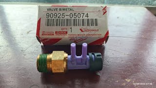 Toyota 2E BIMETAL VALVE 9092505074 [upl. by Brookes]