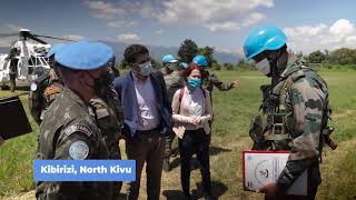 NorthKivu MONUSCO Force Commander Costa Neves visits Lubero Nyabiondo and Kibirizi [upl. by Sible]