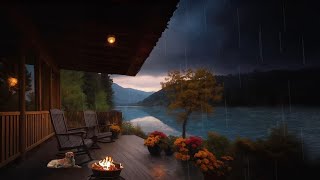 Rainy Night Serenity A Sleep Video with Soothing Rain Sounds ASMR☔️🌟 [upl. by Skippy]