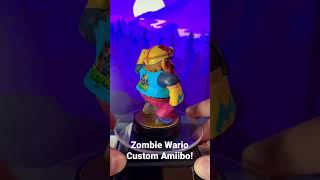 Smash Zombie Wario amiibo  Custom amiibo collection [upl. by Winne]