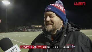 Travis Wilson sideline interview  Level 4 Sun Prairie East vs Badger [upl. by Cale435]