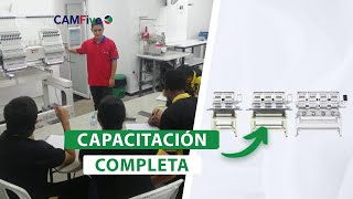 🤔🪡 ¿Qué aprendes en un Capacitación de Bordadoras CAMFive  Nuestro técnico te lo cuenta [upl. by Fini522]