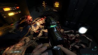 Perfected Doom 3 Mod PC Part 19  Processing Distribution Center [upl. by Esinet425]