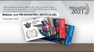 Webinar quotFMI incontra i Moto Clubquot 011220 [upl. by Rosabelle]