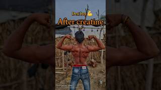 Creatine monohydrate body transmission💪🥵 motivation fitness gym desihomegym shorts [upl. by Ahsitra]