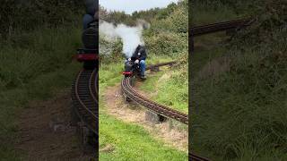 Miniature Train runs out of Steam 🚂💨 miniaturerailway modelengineering modelengineer [upl. by Eiramanna]