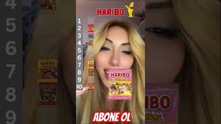 😍 En İyi Jelibon Hangisi  haribo 😍 BUSE DUYGU [upl. by Adrianne]