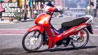 ฮอนด้าเวฟ 125 ปลาวาฬซิ่ง Wave 125i MOD GTA5 [upl. by Modeste]