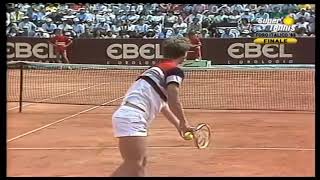 Italian Open 1985 Final  Yannick Noah v Miloslav Mecir [upl. by Almeria]