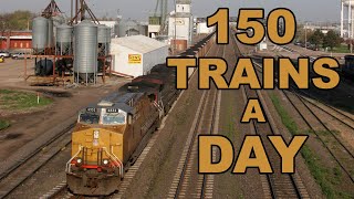 150 Trains a DayUnion Pacifics Triple Track Mainline [upl. by Batsheva213]