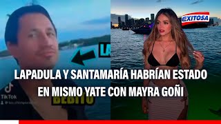 🔴🔵Gianluca Lapadula y Anderson Santamaría habrían estado en mismo yate con Mayra Goñi [upl. by Gibrian112]