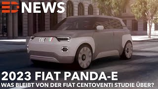 2023 Fiat Pandae auch als Crossover  SUV Mehr Kleinwagen für das Elektroland  Electric Drive [upl. by Wenoa]