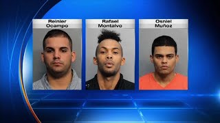 3 arrested in connection with armed robbery spree in Hialeah [upl. by Aylatan]