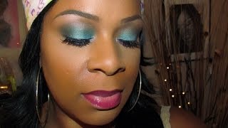 ♥♥Blue Sepia Palette from MUFE Tutorial♥♥ [upl. by Hoyt226]