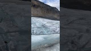 Glacier walking tour Athabasca Glacier Canada 3072022 [upl. by Eniamert]