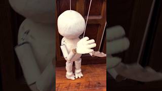 Marionette puppet base Moving arms on strings [upl. by Flan896]