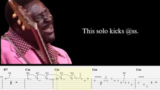 Now THIS is a blues solo Tab [upl. by Pleione576]