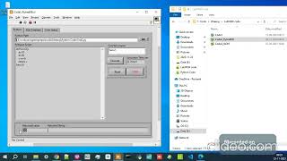 Part 1  Executing Python file in LabVIEW  self implemented UI Front panel python labview sql [upl. by Berck]