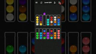 Ball Sort Color Water Puzzle Solution Level 659 [upl. by Terrill]