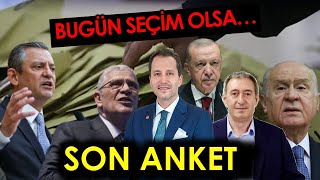 Son Seçim Anketi  İşte Partilerin Son Oy Oranları [upl. by Morena]