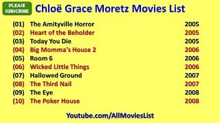 Chloë Grace Moretz Movies List [upl. by Pleione]