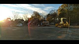 Demolition Of The Old HIS Outlet Building In Bruceton TN Part Two [upl. by Adnuhs]