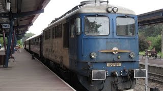 Romania CFR class 60 Sulzer diesel loco on a Slobozia Veche  Urziceni passenger train [upl. by Minni]